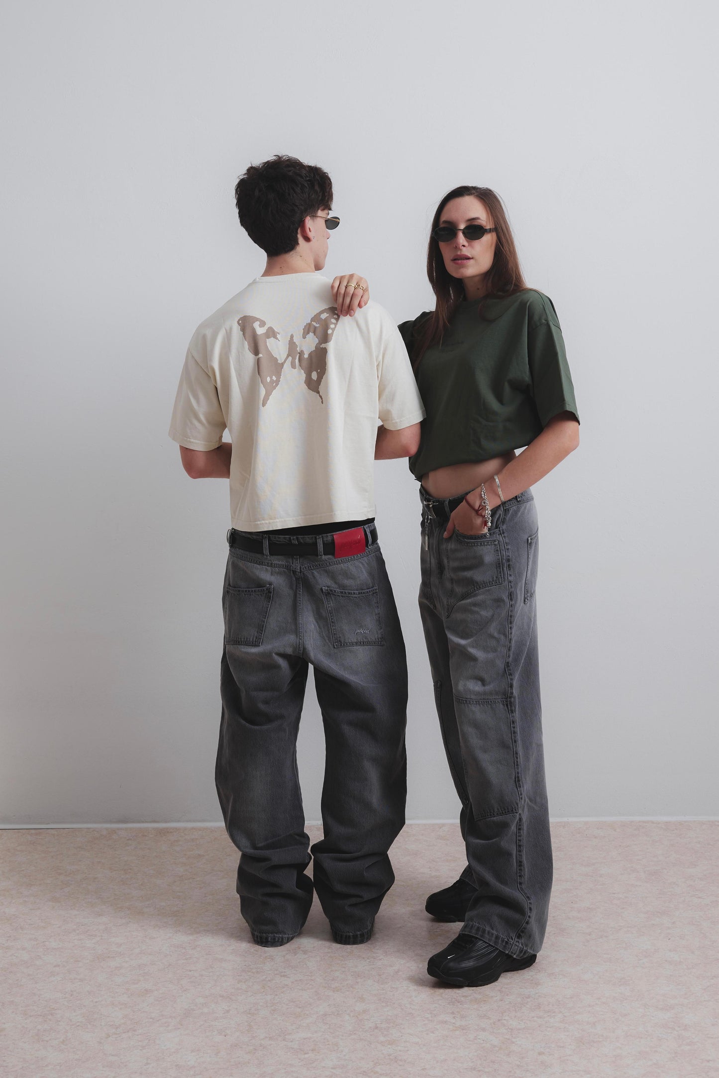 FOREST GREEN BUTTERFLY TEE