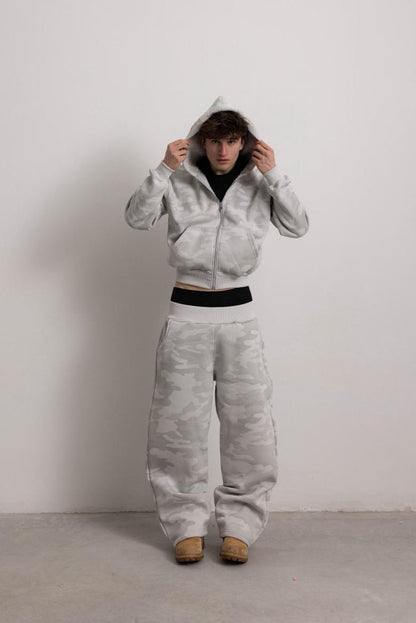 PEARL GREY CAMO PANT