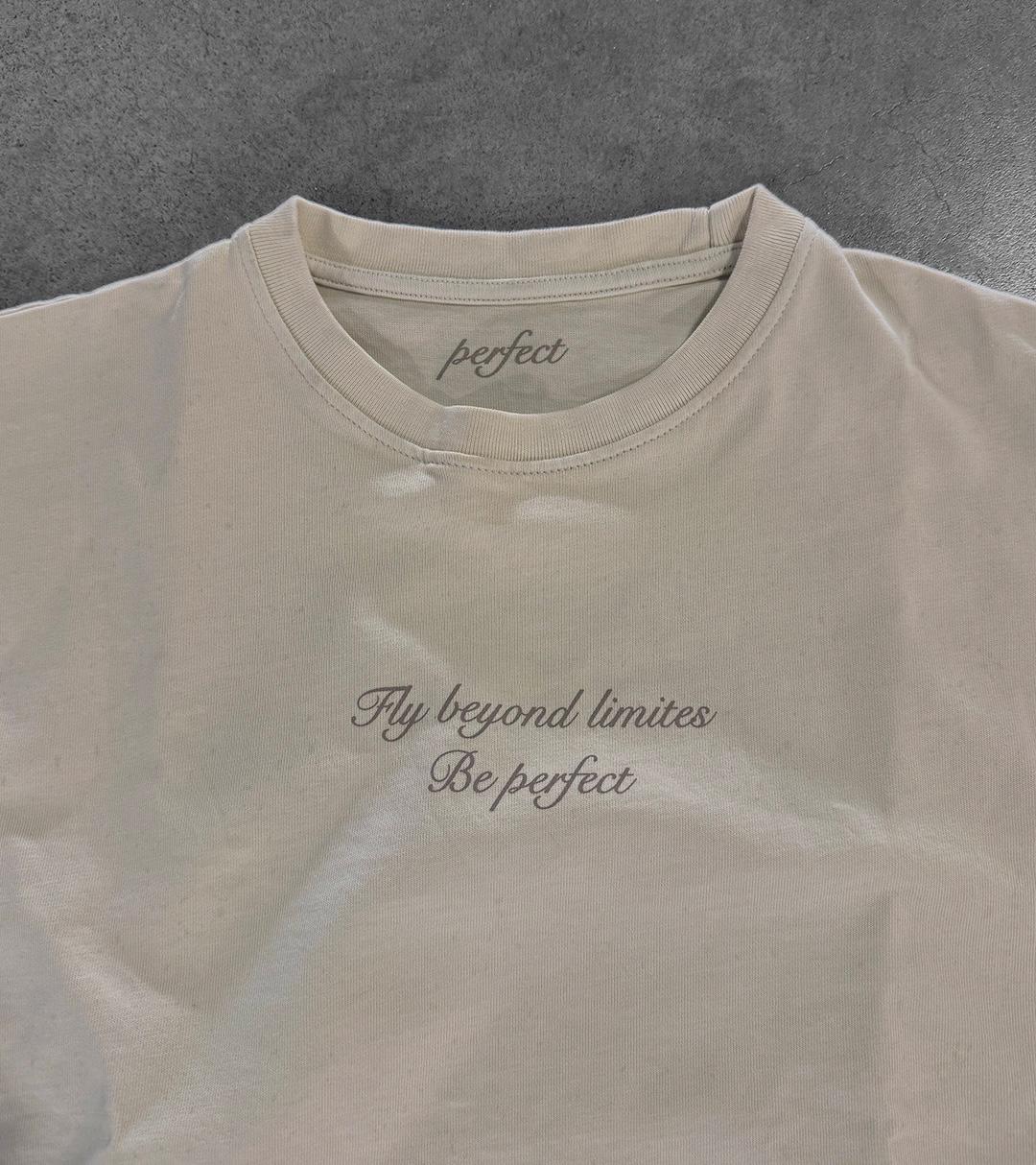 LIGHT SAND BUTTERFLY TEE